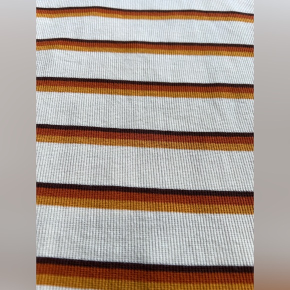 Volcom Avoid the Void Striped T-Shirt Women's Dress Size Medium - Picture 6 of 6